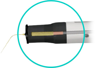 Гуттаперчевый стержень в инжекторе